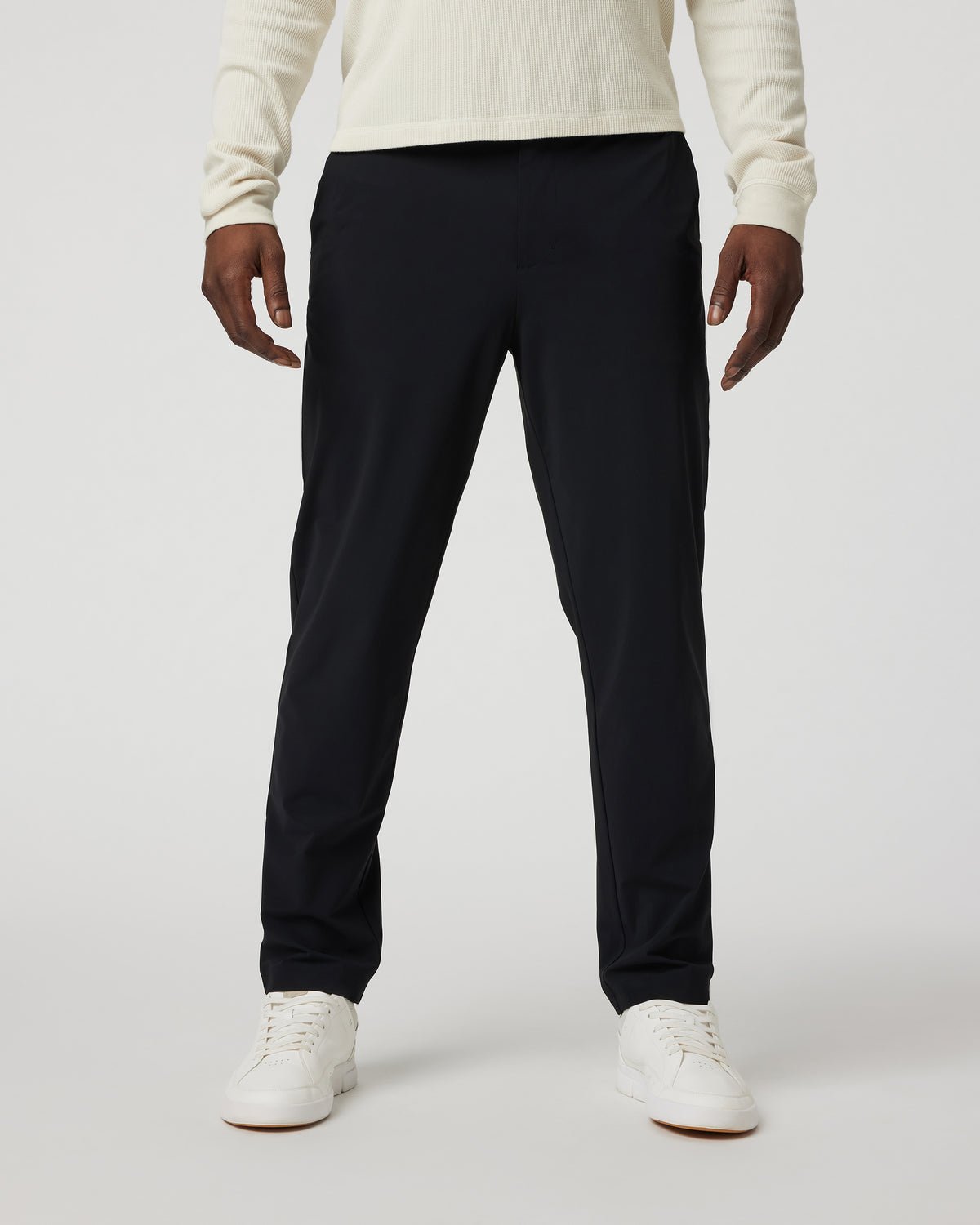 Fleet Chino Pant Athletic Slim 30" Black | Vuori shop