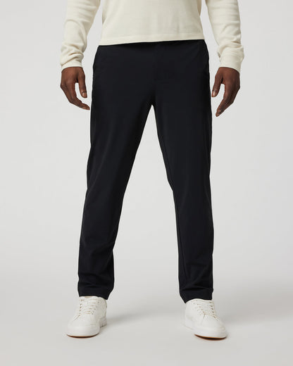 Fleet Chino Pant Athletic Slim 30" Black | Vuori shop