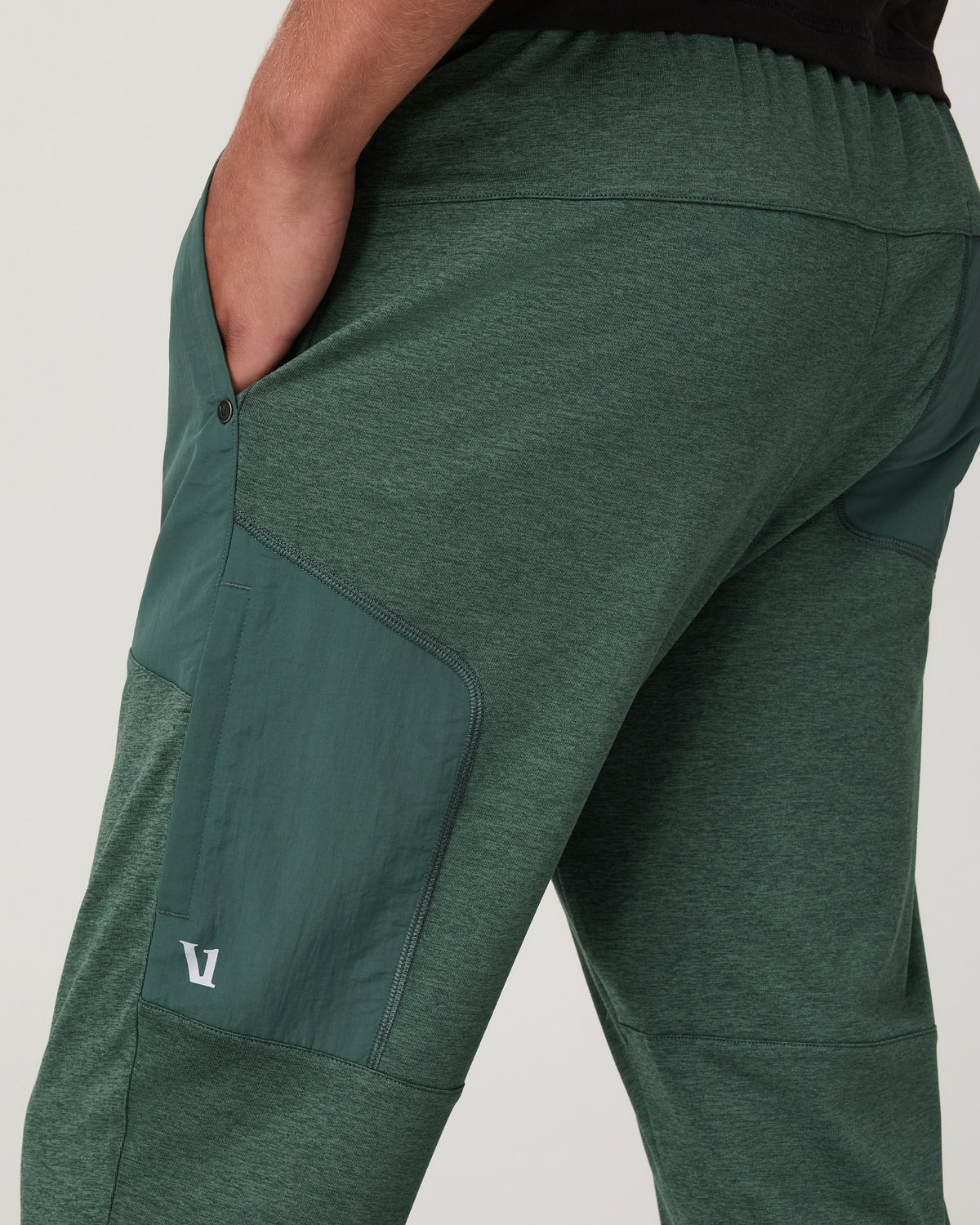 Men's Sunday Mixed Media Jogger 28" Agate Green Heather | Vuori shop