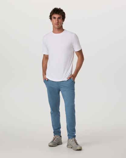 Coronado Pant 30" Men's Pool Blue Heather Pants | Vuori sale