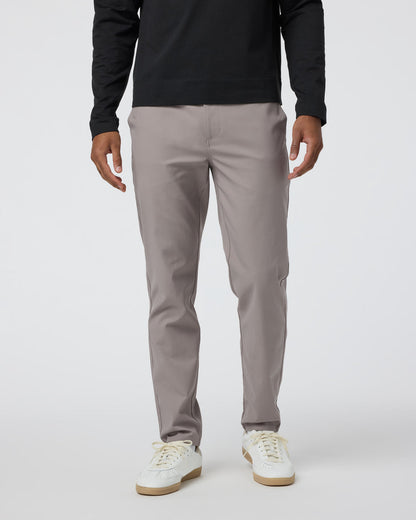 Cascade Tech Chino Pant Athletic Slim Fit 32" Mocha | Vuori onsale