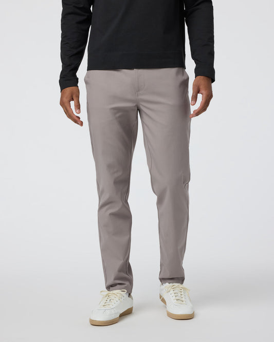 Cascade Tech Chino Pant Athletic Slim Fit 32" Mocha | Vuori onsale
