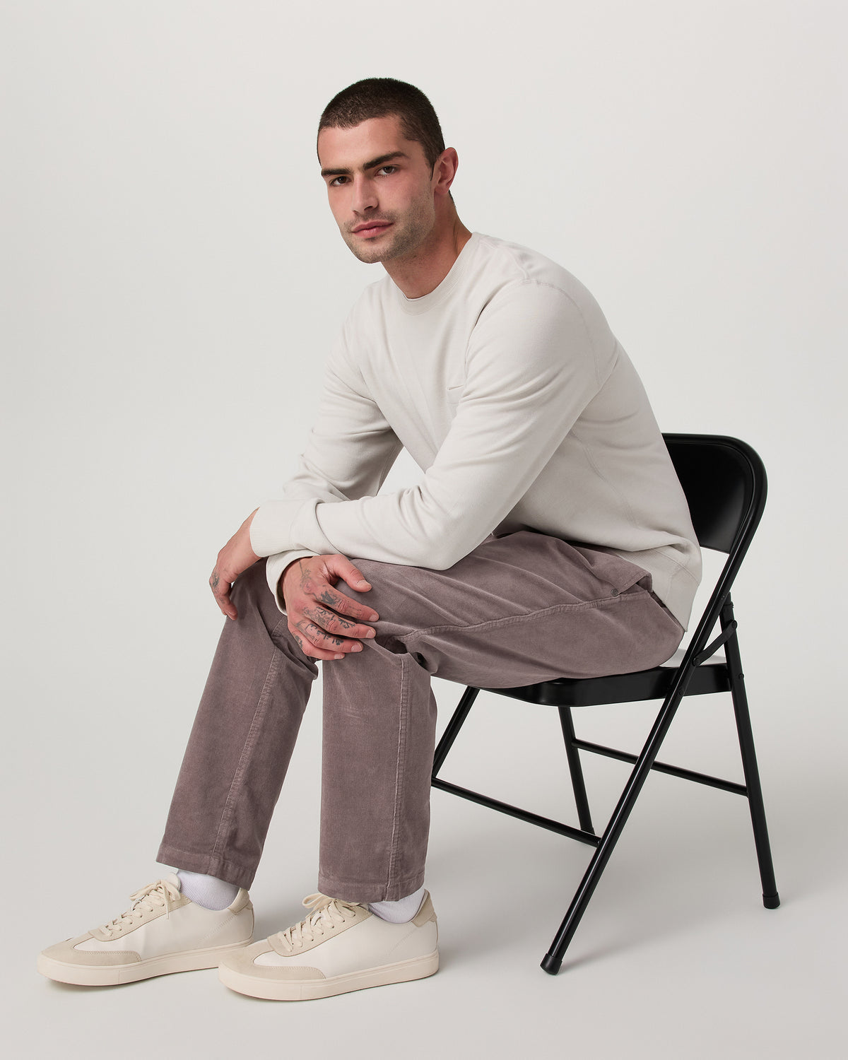 Men's Optimist Elastic Waist Pant Classic Fit Huckleberry | Vuori sale