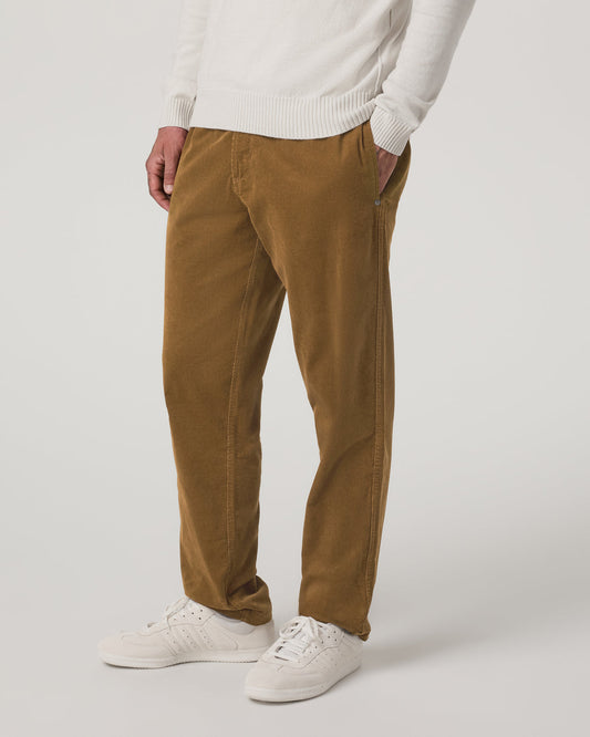 Optimist Elastic Waist Pant Classic Fit Men's Rum Pants | Vuori onsale