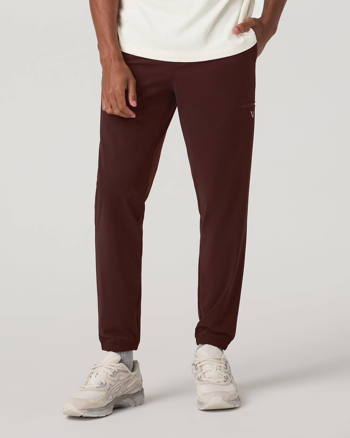 Fleet Sport Jogger 30" Men's Burgundy Joggers | Vuori onsale