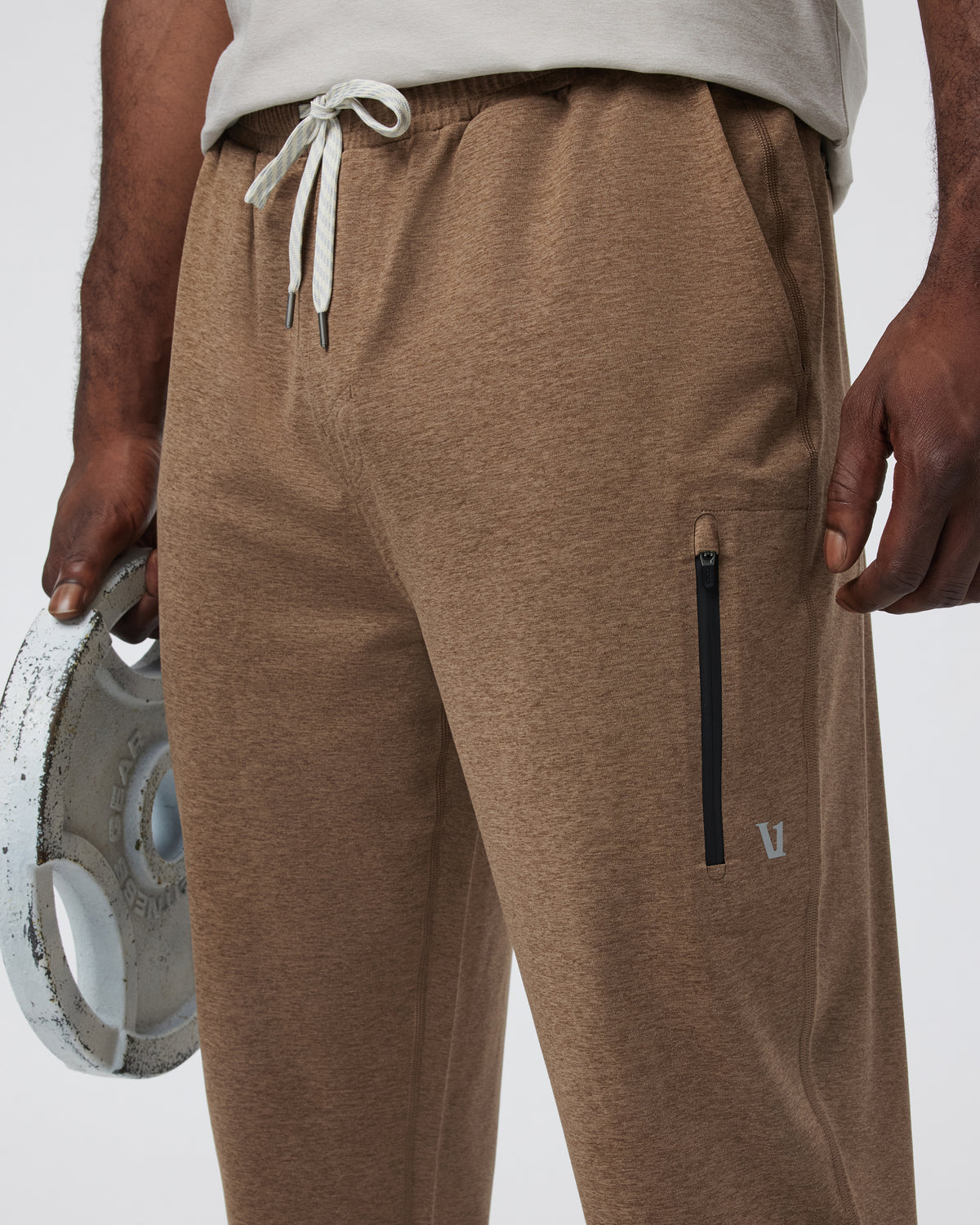 Sunday Performance Track Pant 2.0 Pecan Heather | Vuori for sale