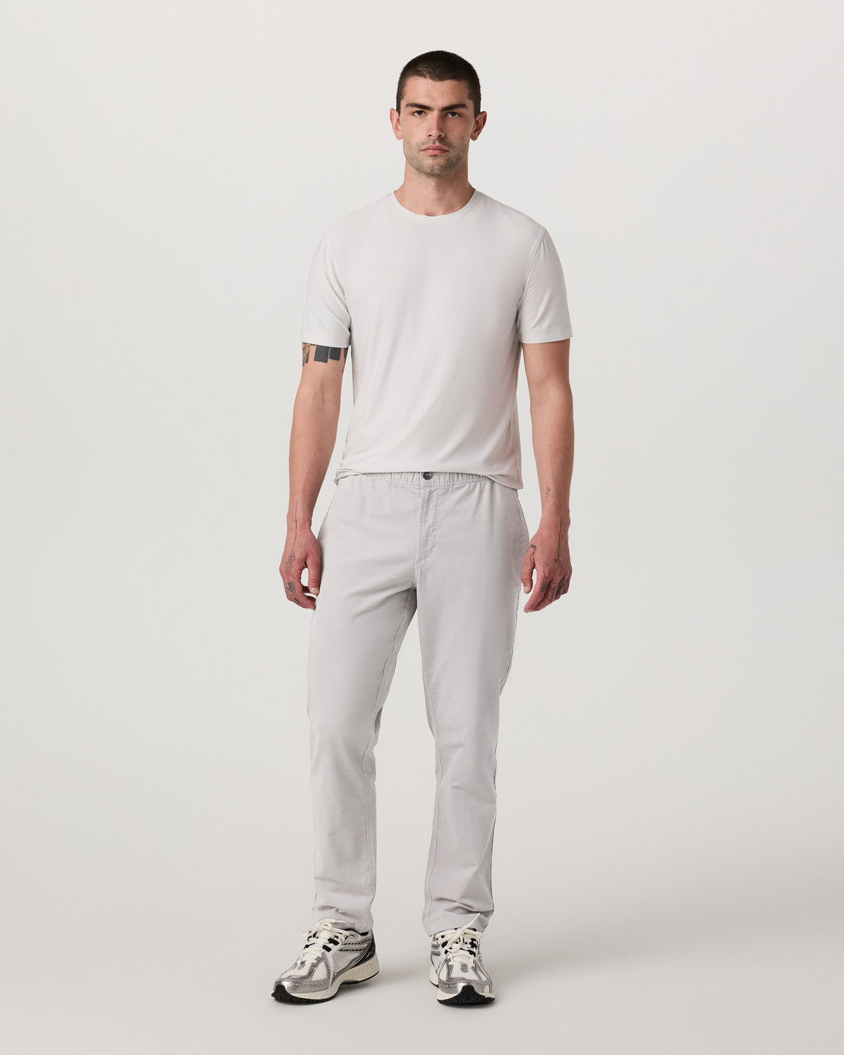 Optimist Elastic Waist Pant Classic Fit Amethyst Grey | Vuori discount