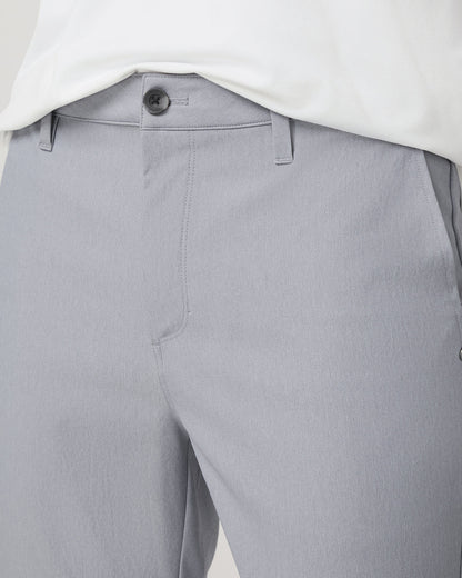 Cascade Tech Chino Athletic Slim Fit 32" Heather Grey | Vuori outlet