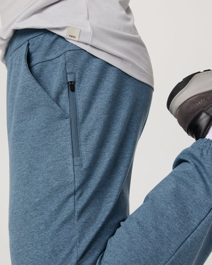 Men's Coronado Sweatpant 30" Pool Blue Heather | Vuori shop