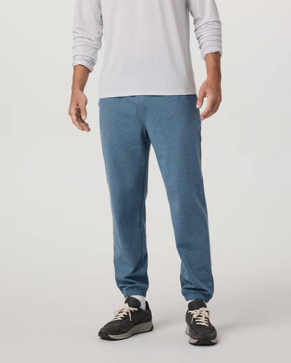 Men's Coronado Sweatpant 30" Pool Blue Heather | Vuori shop