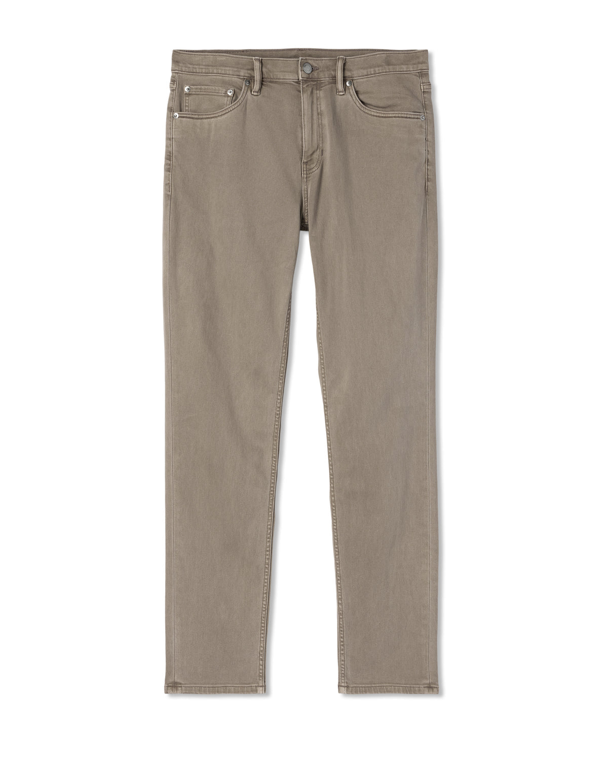 Benton Stretch Twill Pant Athletic Slim Fit 30" Taupe | Vuori shop
