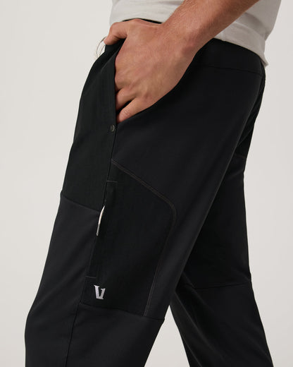 Sunday Mixed Media Jogger 28" Men's Black Joggers | Vuori discount