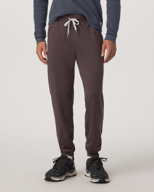 Men's Ponto Performance Jogger Sangria Heather | Vuori shop