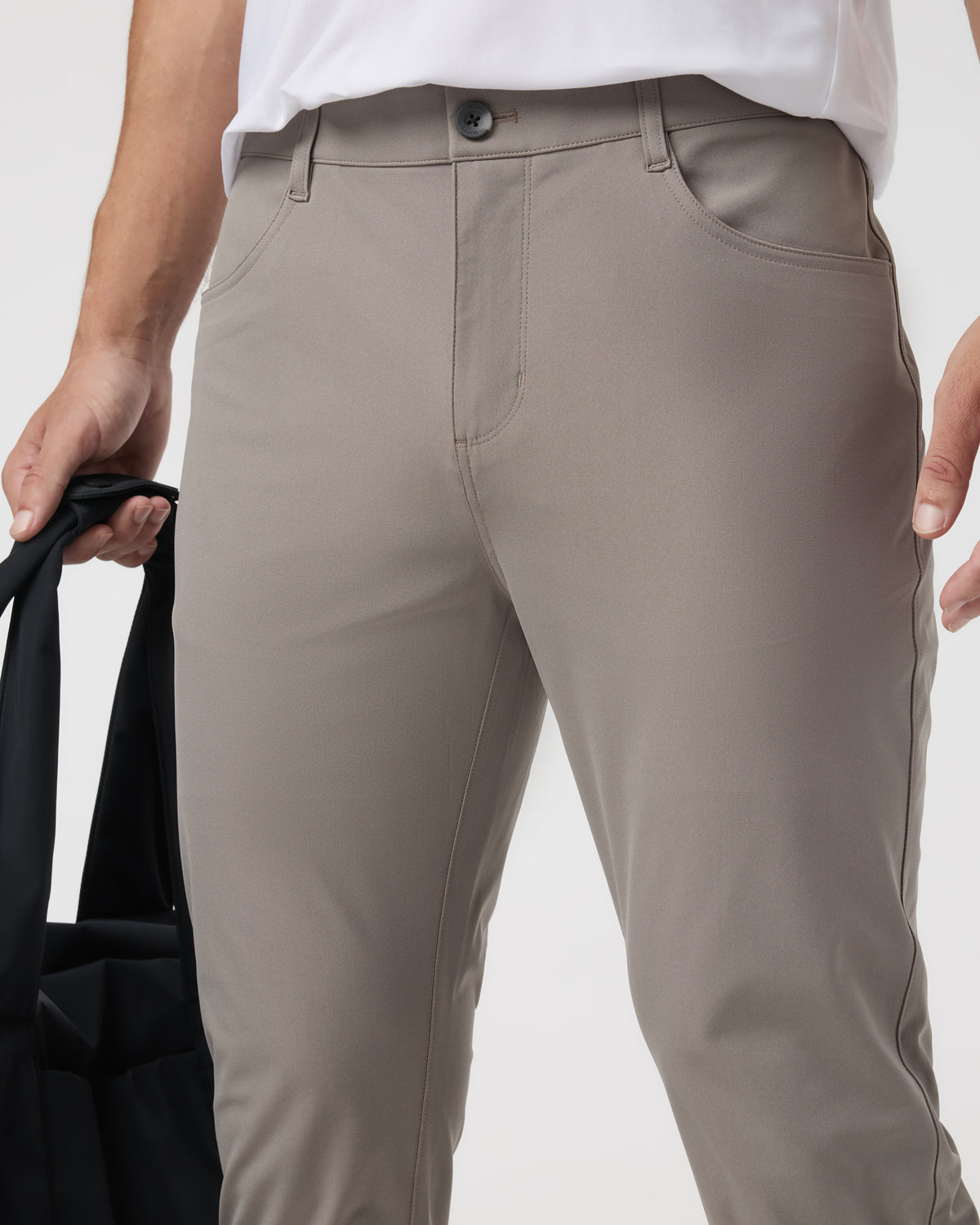 Meta Pant Athletic Slim 32" Mocha 5-Pocket Pants | Vuori sale
