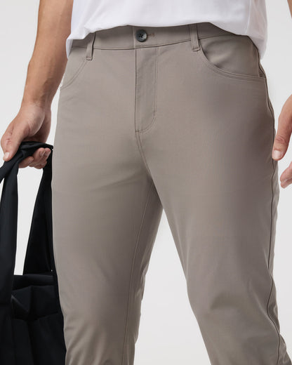 Meta Pant Athletic Slim 32" Mocha 5-Pocket Pants | Vuori sale