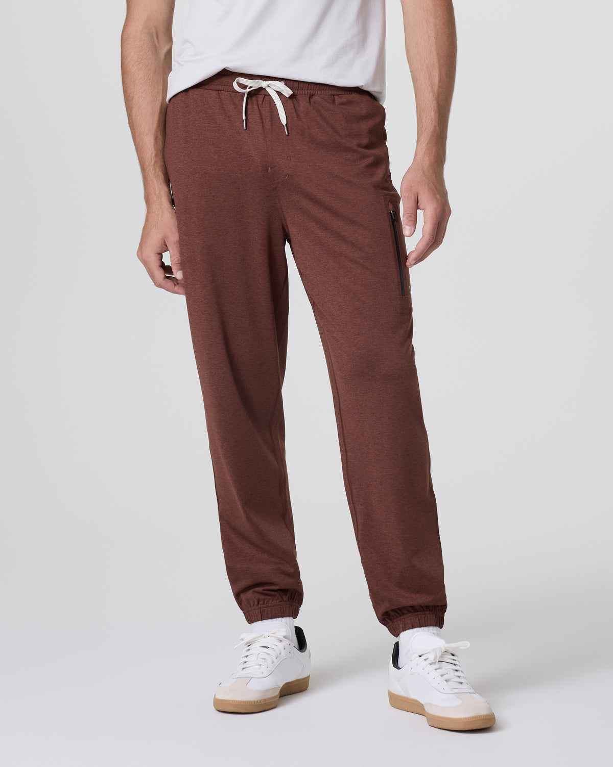 Sunday Performance Sweatpant Classic 30" Burnt Sienna Heather | Vuori shop