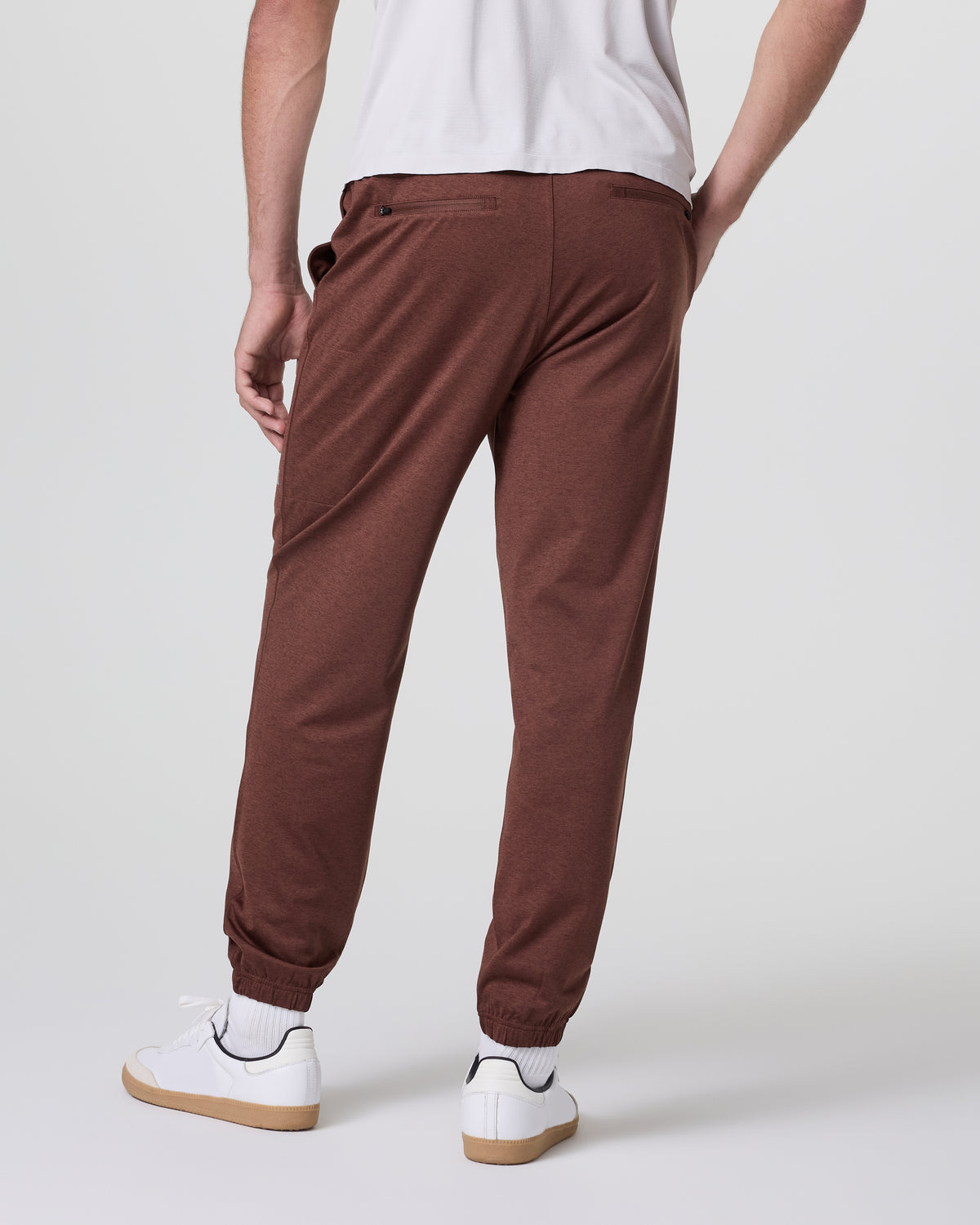 Sunday Performance Sweatpant Classic 30" Burnt Sienna Heather | Vuori shop