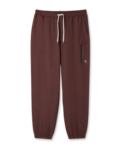 Sunday Performance Sweatpant Classic 30" Burnt Sienna Heather | Vuori shop