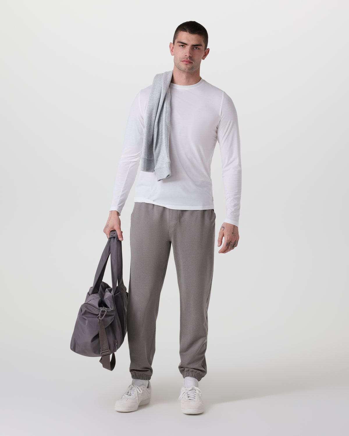 Coronado Performance Sweatpant Classic 30" Dolomite Heather | Vuori for sale