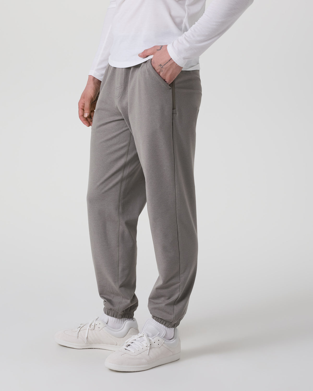 Coronado Performance Sweatpant Classic 28" Dolomite Heather | Vuori online