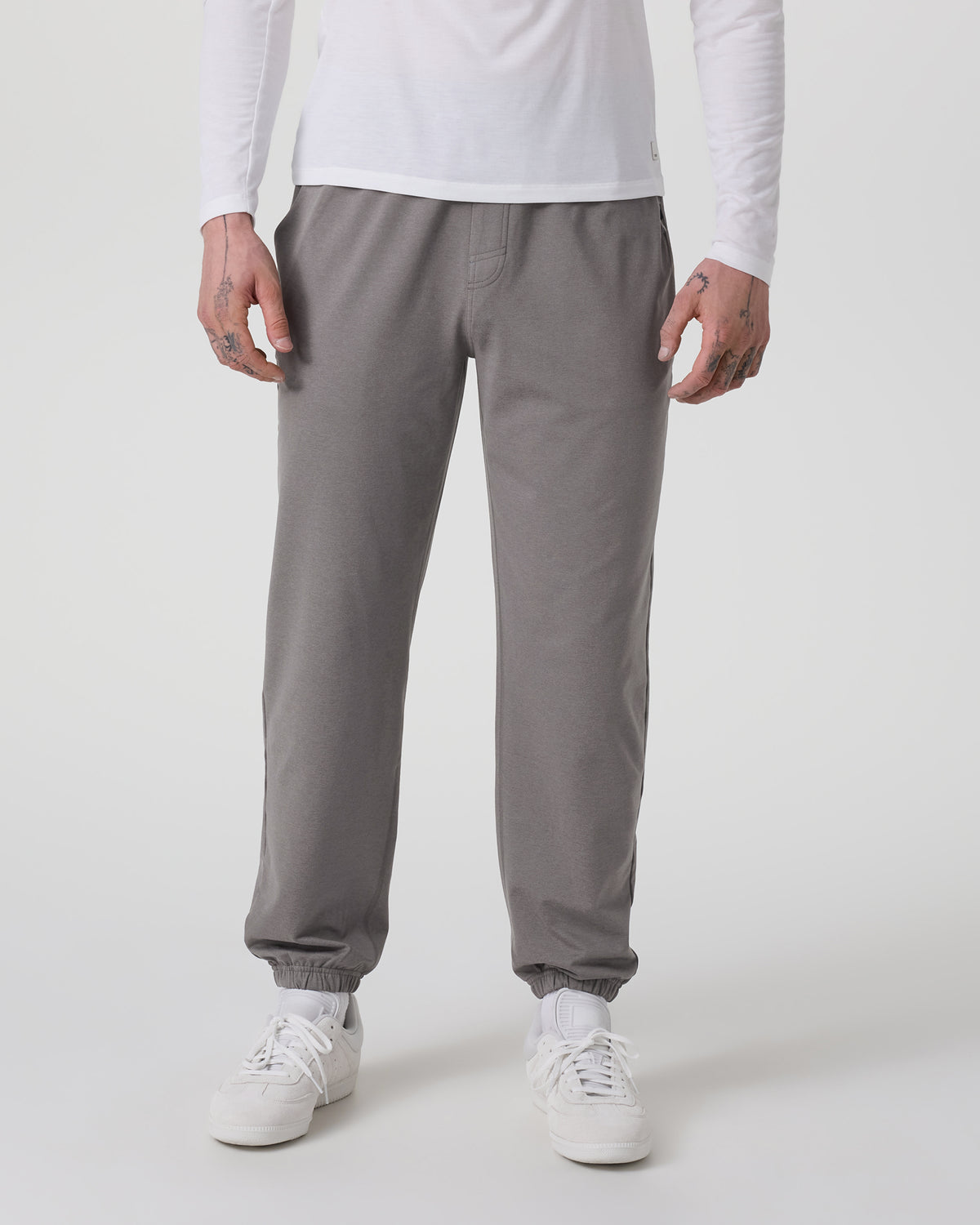Coronado Performance Sweatpant Classic 28" Dolomite Heather | Vuori online