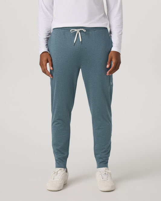 Sunday Performance Jogger 28" Blue Sea Heather Joggers | Vuori shop