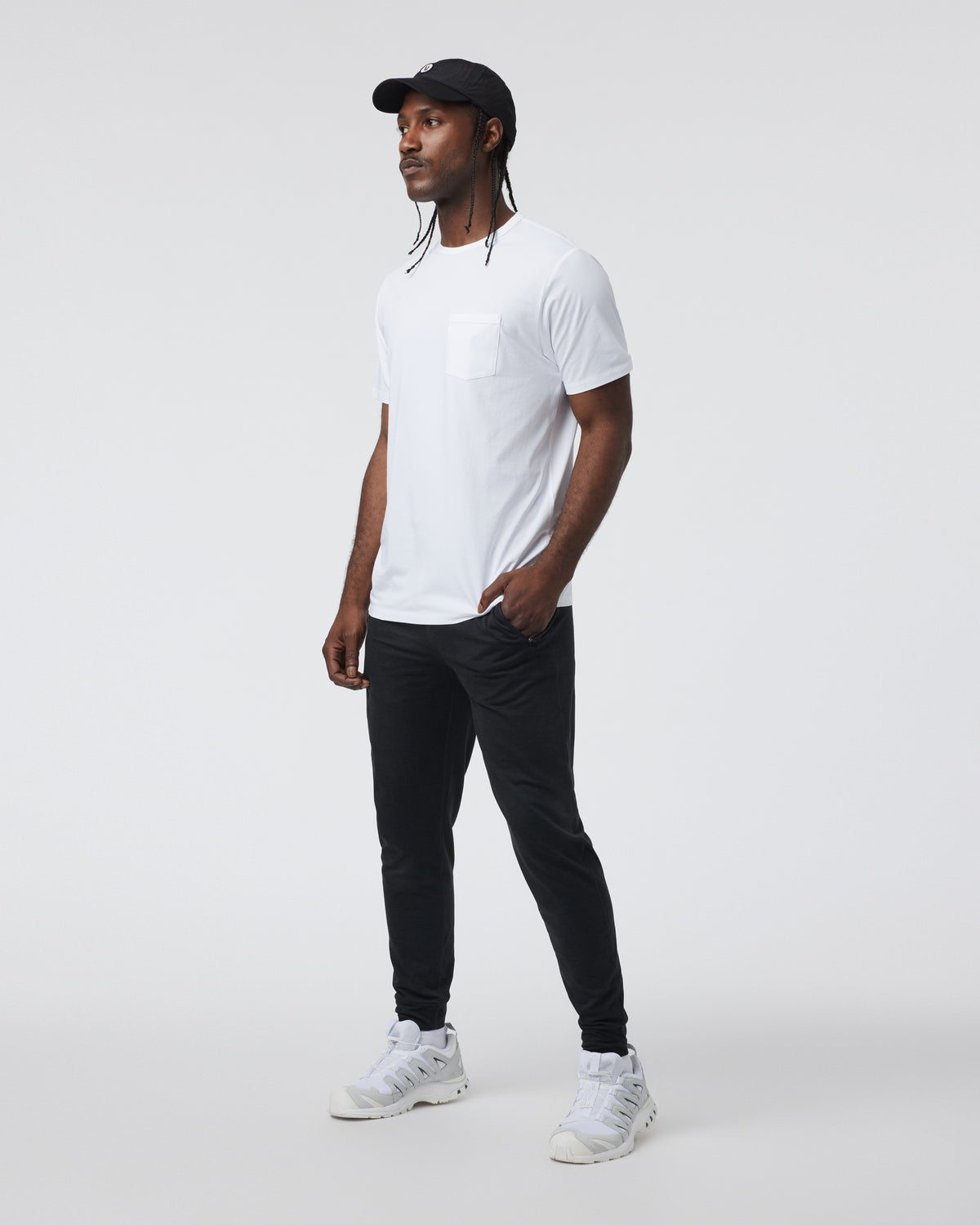 Ponto Performance Jogger Athletic Slim Fit 30" Black Heather | Vuori sale