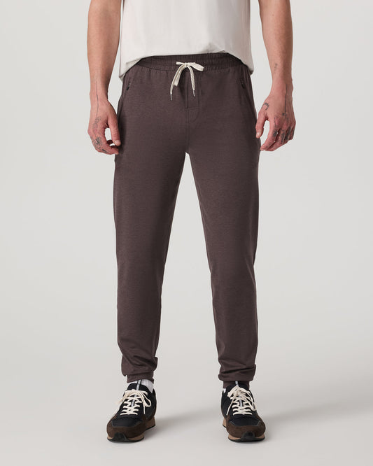 Men's Ponto Performance Jogger 30" Sangria Heather | Vuori sale
