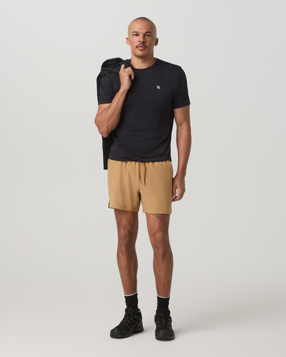 HardKore Short Lined 5" Men's Burlap Performance Shorts | Vuori outlet