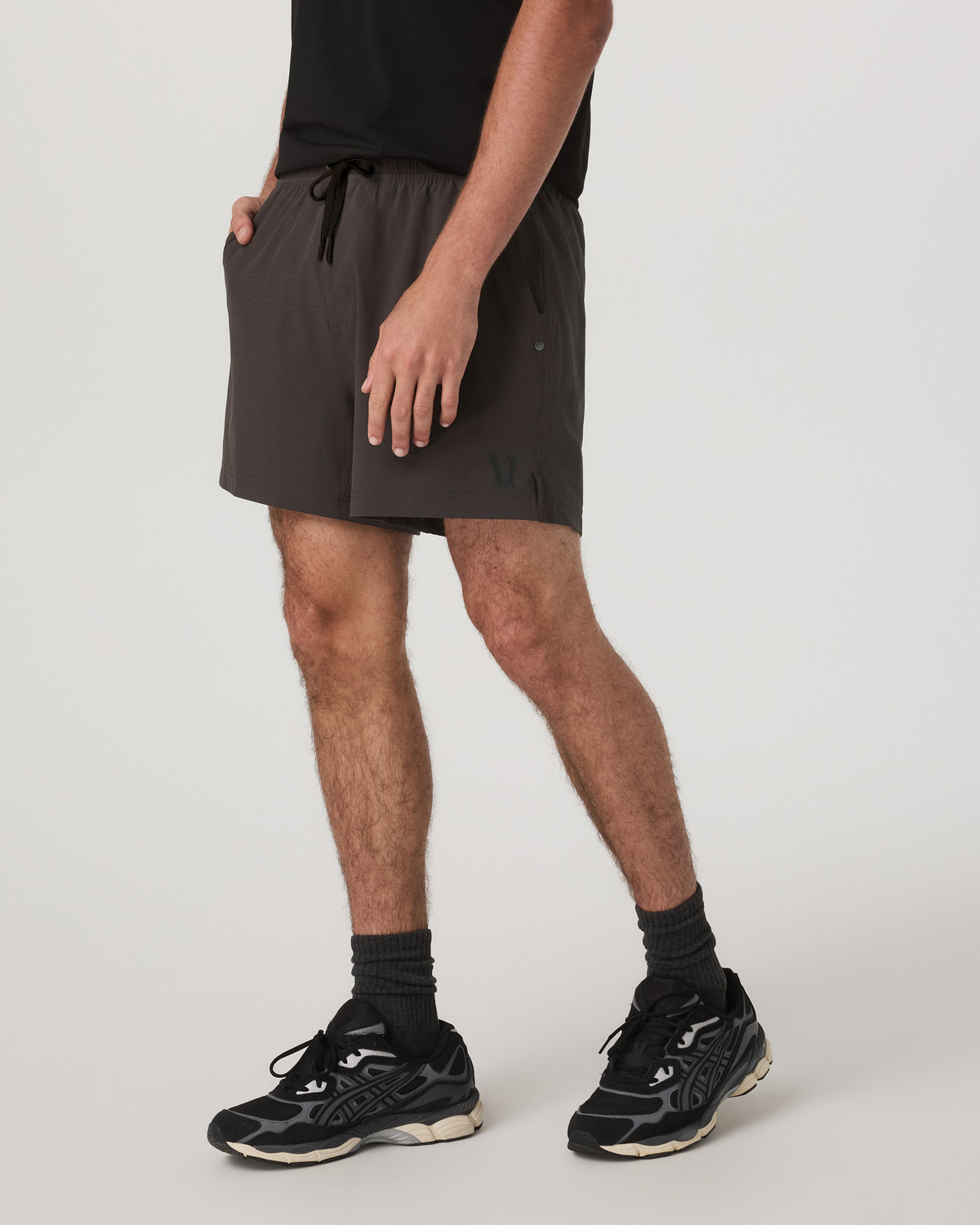 HardKore Short Lined 5" Men's Carbon Performance Shorts | Vuori shop