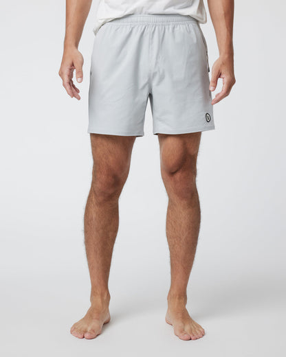 Maverick Volley Short Men's Sky Grey Hybrid Shorts | Vuori discount