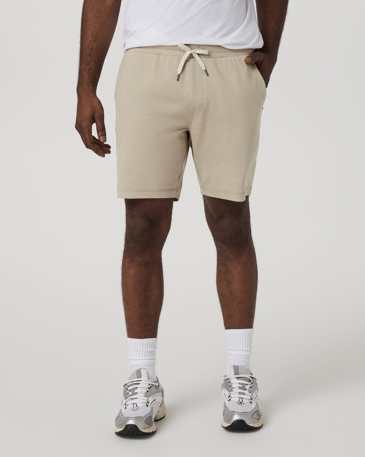 Ponto Performance Short 7" Men's Truffle Heather Shorts | Vuori shop