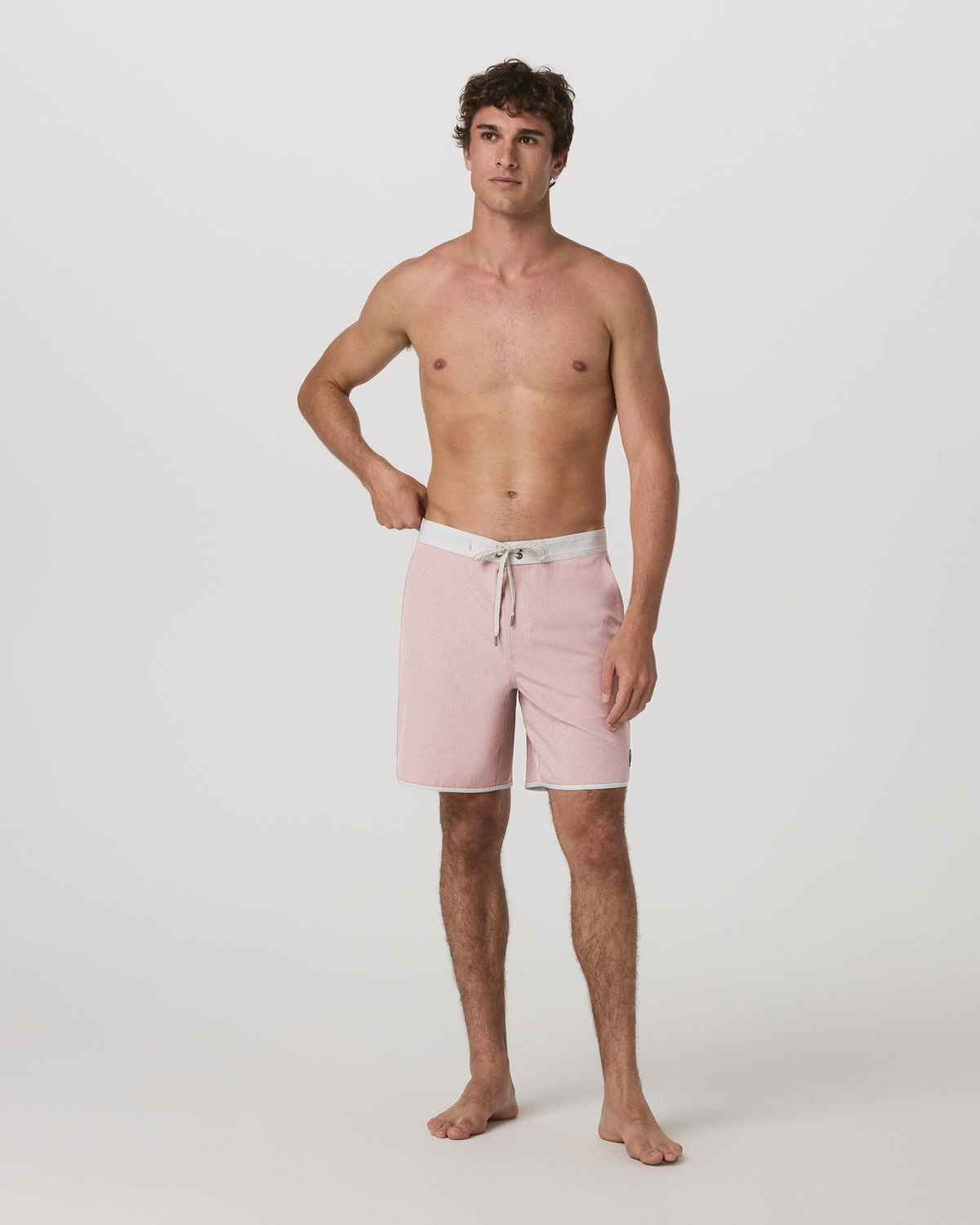 Cruise Boardshort 7" Men's Mauve Linen Texture Shorts | Vuori sale