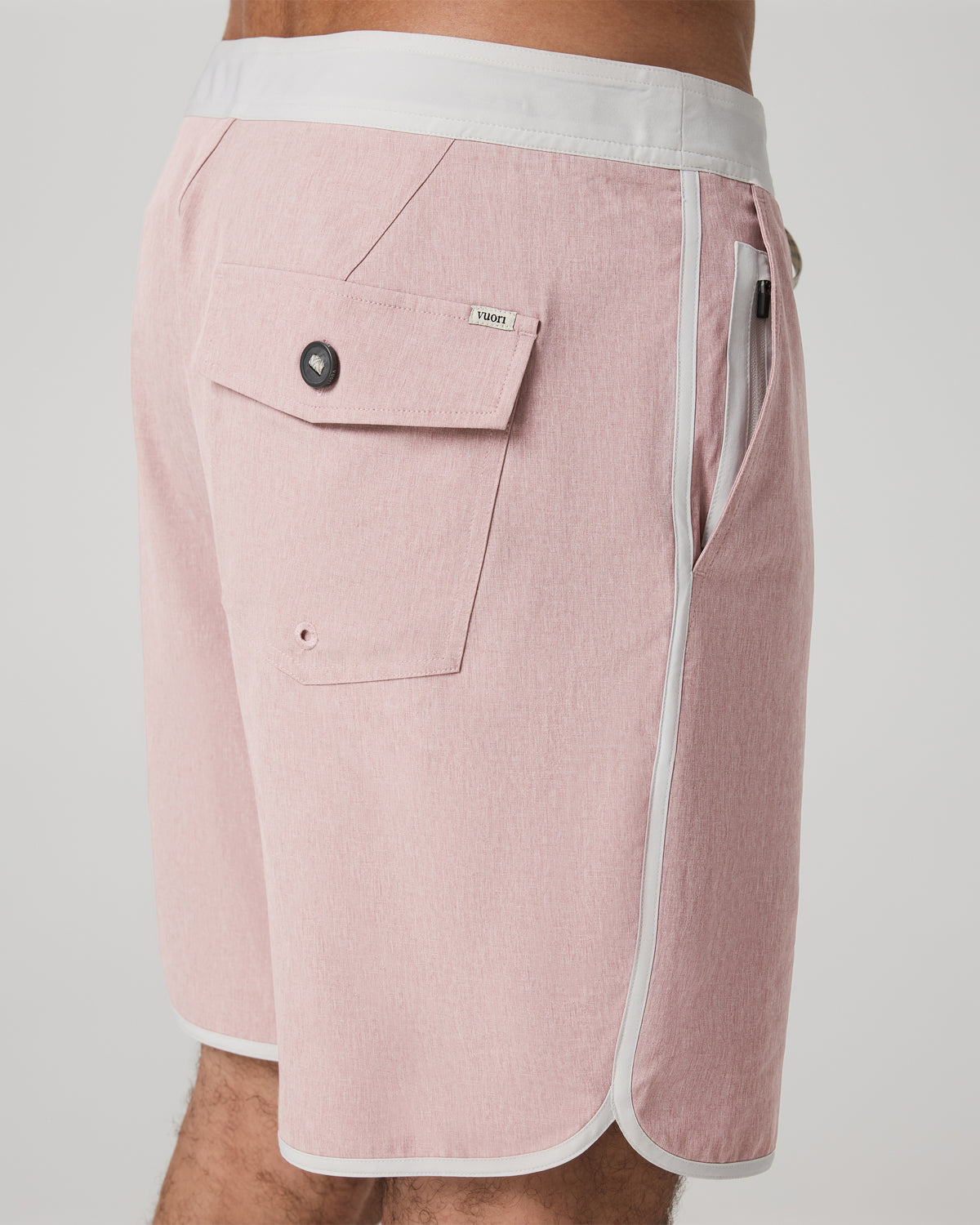 Cruise Boardshort 7" Men's Mauve Linen Texture Shorts | Vuori sale