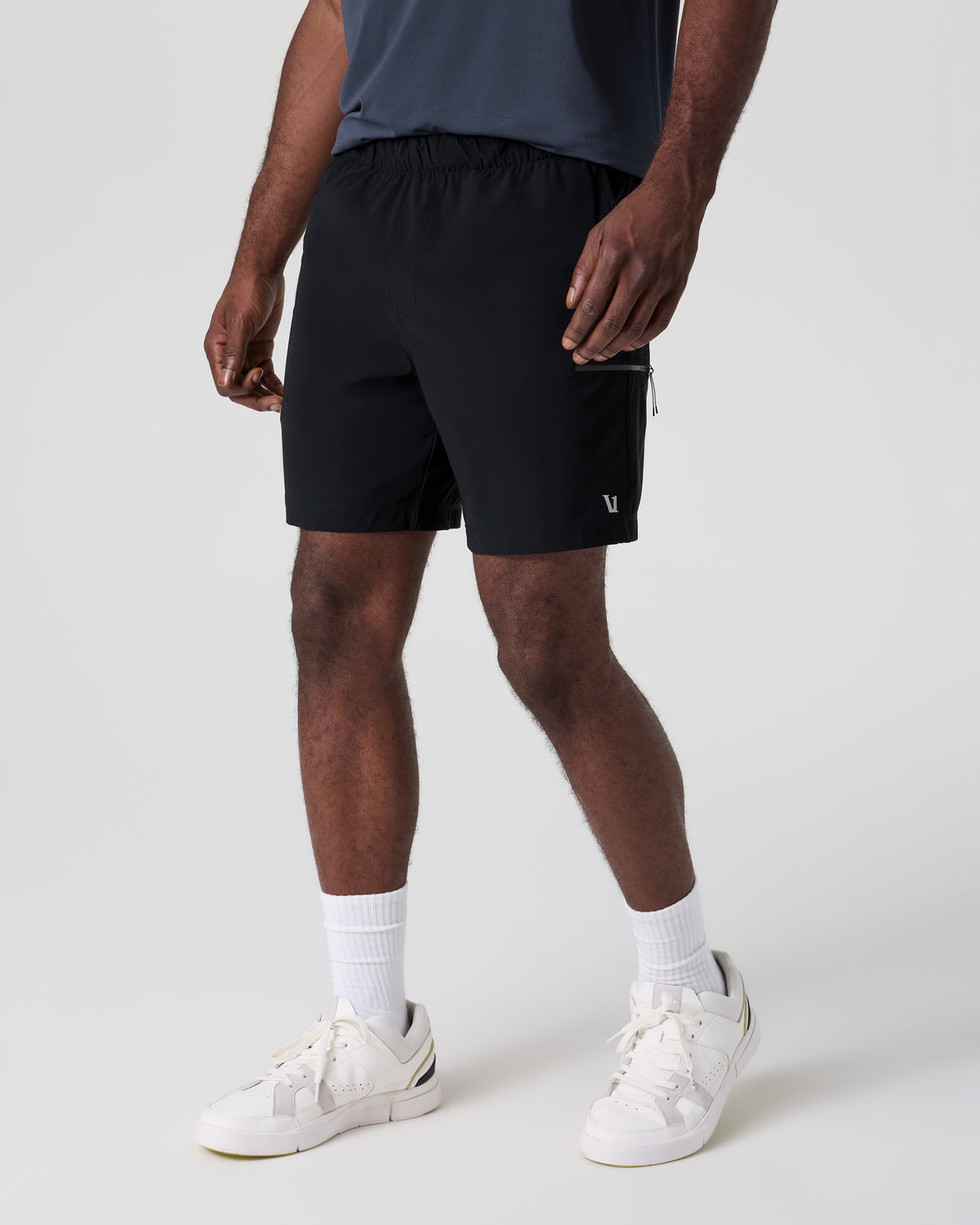 Fleet Sport Short Unlined Classic Fit 7" Black | Vuori online