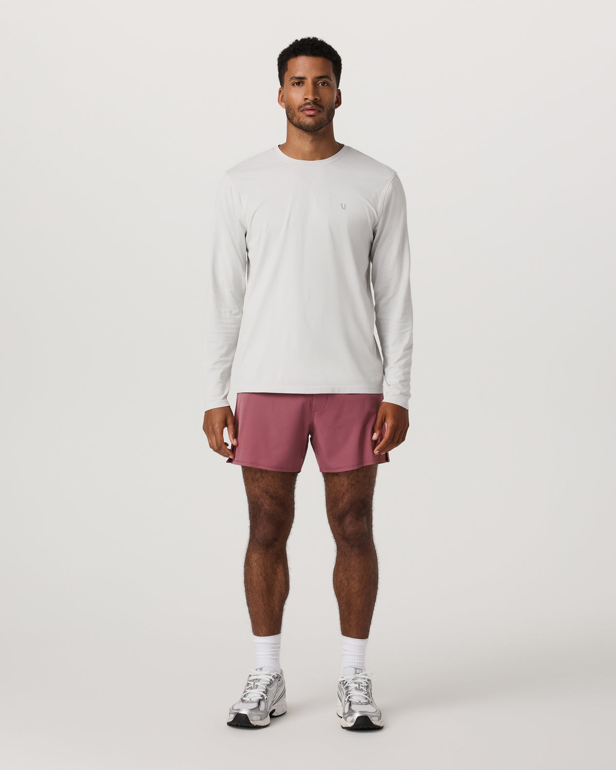 Qualify Short Lined 5" Men's Berry Performance Shorts | Vuori online