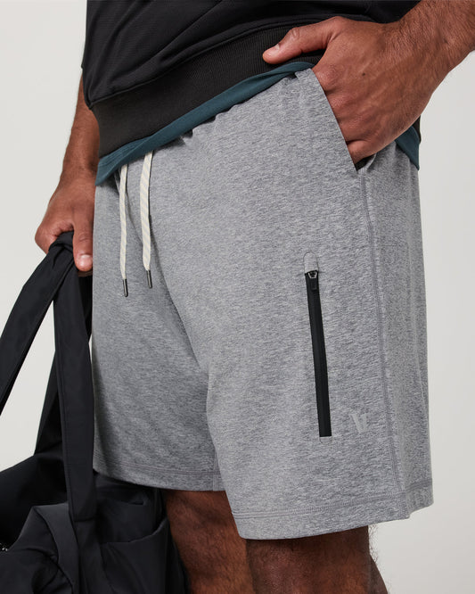 Sunday Performance Short 8.5" Grey Heather | Vuori outlet