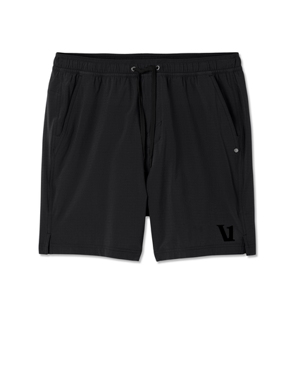 HardKore Short Lined 7" Men's Black Performance Shorts | Vuori sale