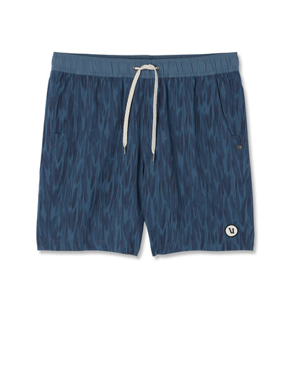 Kore Short Lined 7" Men's Shorts in Blue Sea Pampas | Vuori onsale