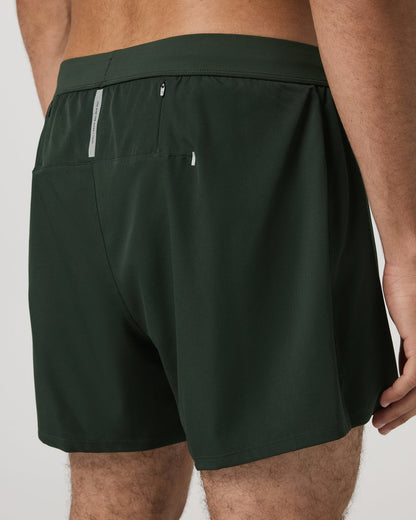Qualify Short Lined 5" Men's Deep Forest Training Shorts | Vuori sale
