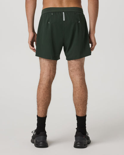 Qualify Short Lined 5" Men's Deep Forest Training Shorts | Vuori sale