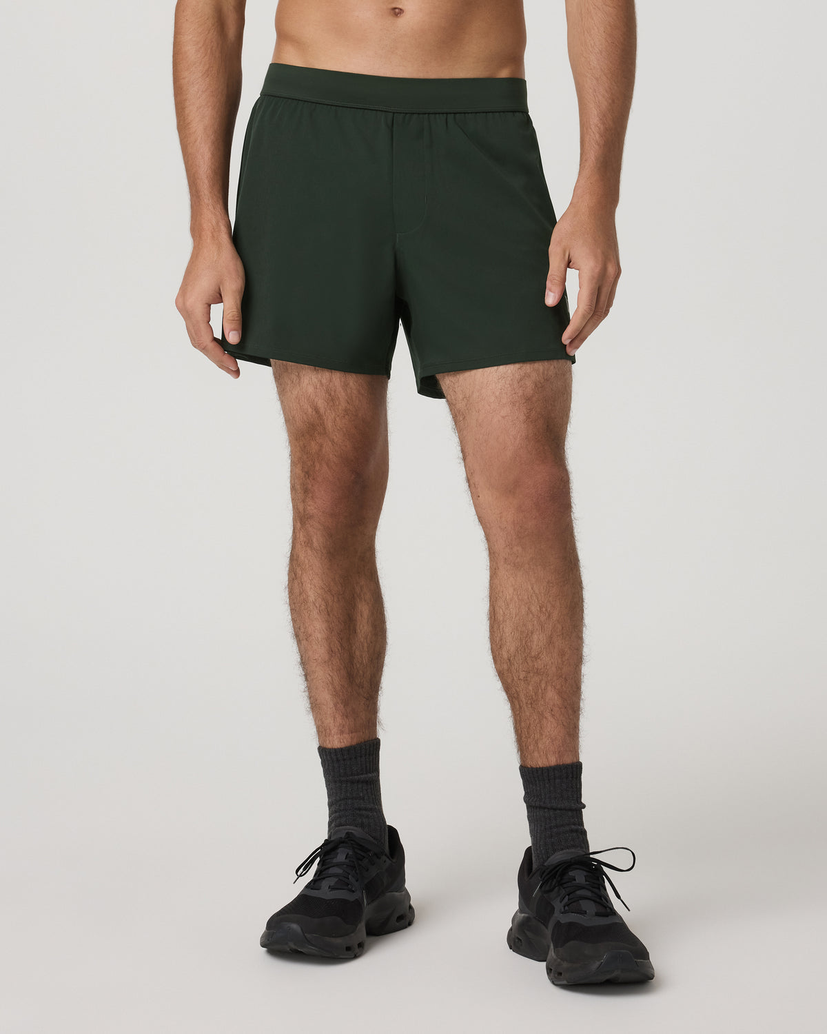 Qualify Short Lined 5" Men's Deep Forest Training Shorts | Vuori sale