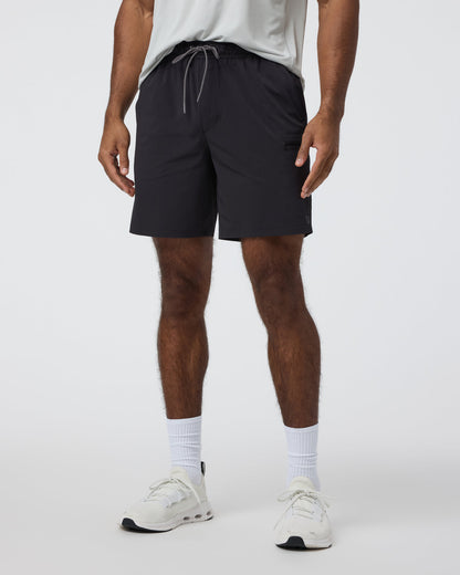 Grafton Short Unlined Classic Fit 7" Black | Vuori onsale