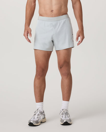 Qualify Short Lined 5" Men's Sky Grey Training Shorts | Vuori shop