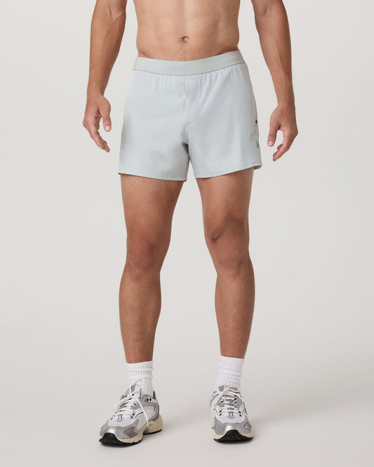 Qualify Short Lined 5" Men's Sky Grey Training Shorts | Vuori shop
