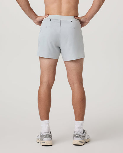 Qualify Short Lined 5" Men's Sky Grey Training Shorts | Vuori shop