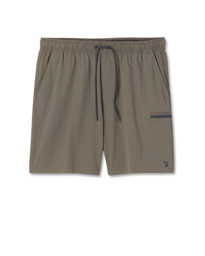 Grafton Short Unlined 7" Men's Training Shorts in Bark | Vuori sale