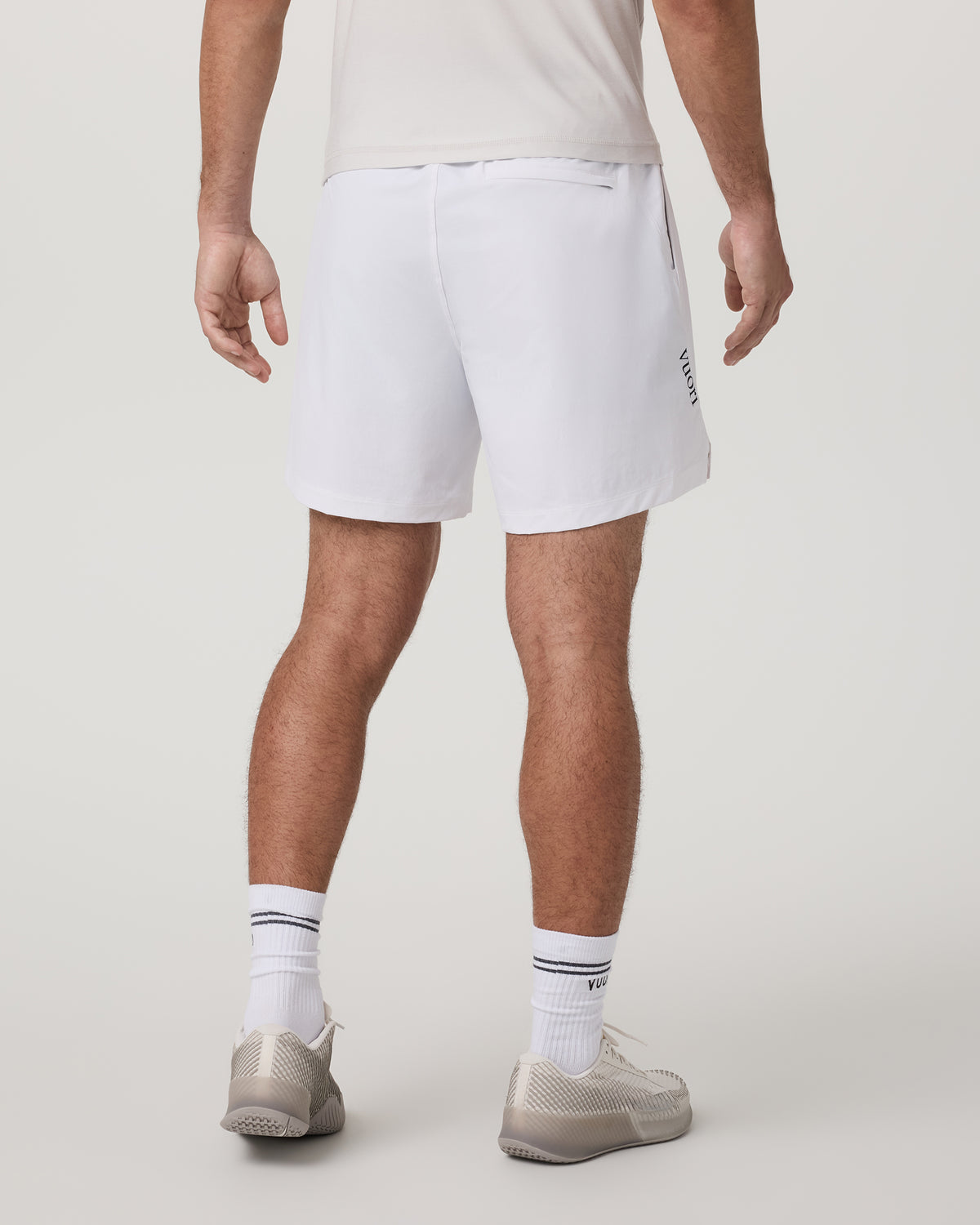 Crosscourt Short Unlined 7" Men's White Tennis Shorts | Vuori onsale