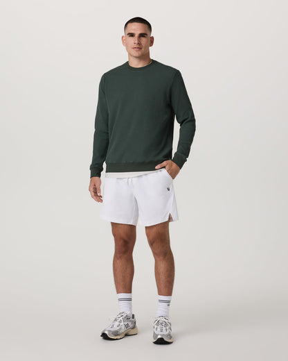 Crosscourt Short Unlined 7" Men's White Tennis Shorts | Vuori onsale