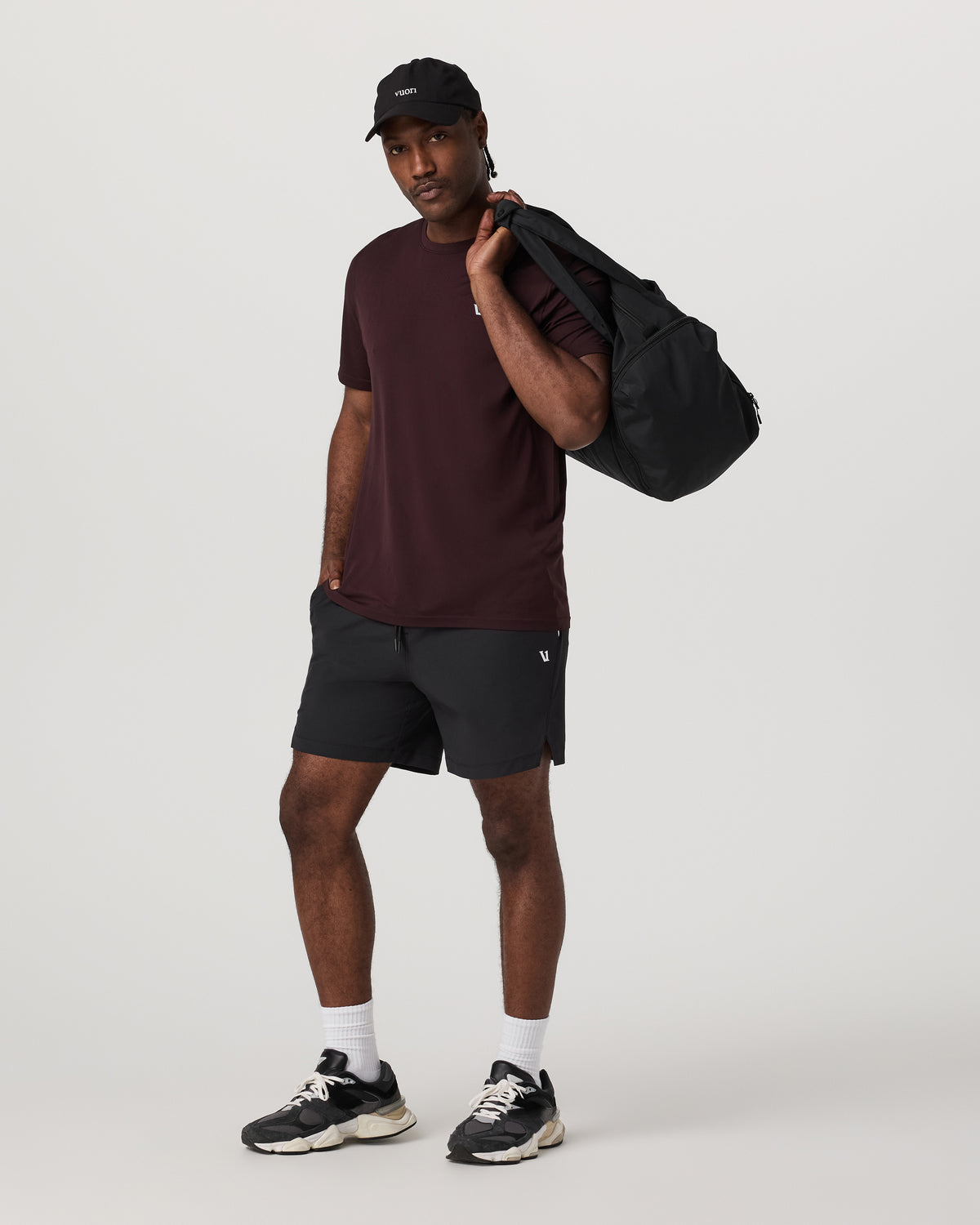Crosscourt Short Unlined 7" Men's Black Tennis Shorts | Vuori discount